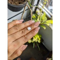 1.96 Ct. White Cabochon Moonstone from Ceylon (Sri Lanka) Life Style