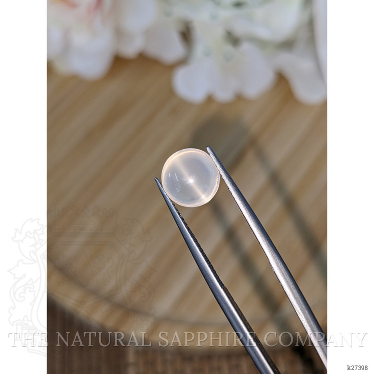 2.67 Ct. White Cabochon Moonstone from Ceylon (Sri Lanka)