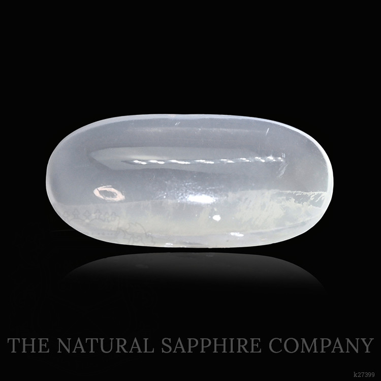 3.31 Ct. White Cabochon Moonstone from Ceylon (Sri Lanka)