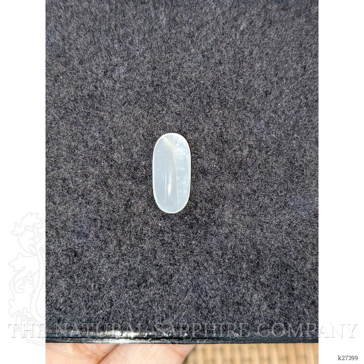 3.31 Ct. White Cabochon Moonstone from Ceylon (Sri Lanka)