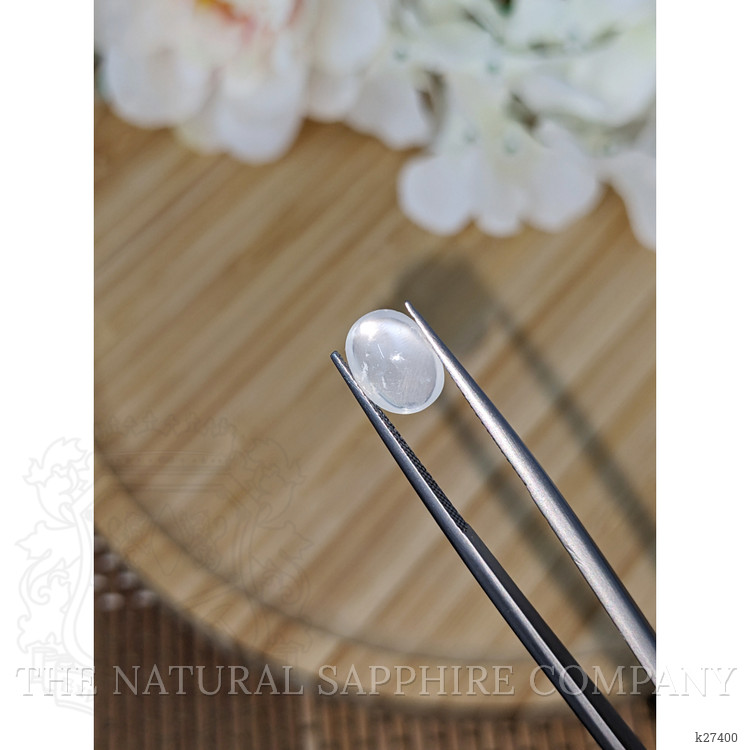 2.07 Ct. White Cabochon Moonstone from Ceylon (Sri Lanka)