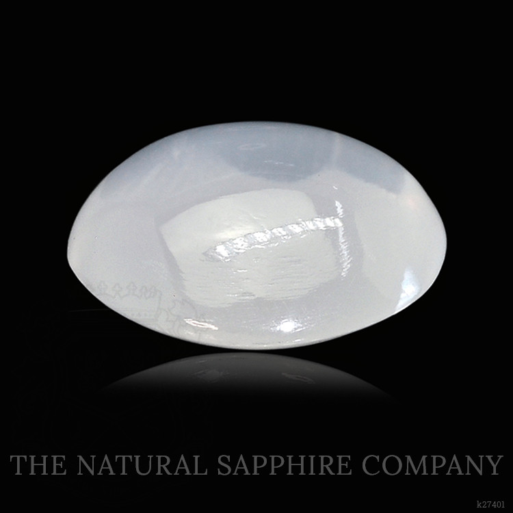 2.43 Ct. White Cabochon Moonstone from Ceylon (Sri Lanka)