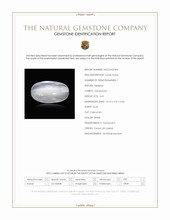 2.62 Ct. White Cabochon Moonstone from Ceylon (Sri Lanka) Scan Report