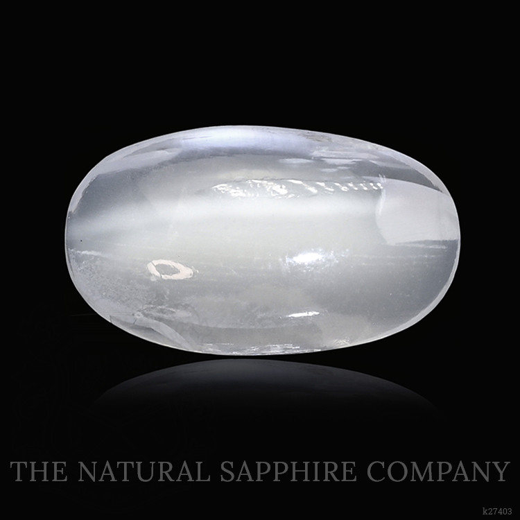 2.62 Ct. White Cabochon Moonstone from Ceylon (Sri Lanka)