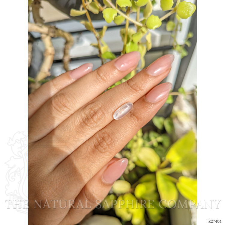 2.35 Ct. White Cabochon Moonstone from Ceylon (Sri Lanka)