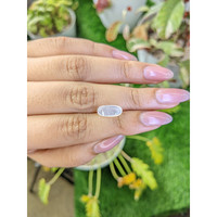 2.35 Ct. White Cabochon Moonstone from Ceylon (Sri Lanka) Life Style