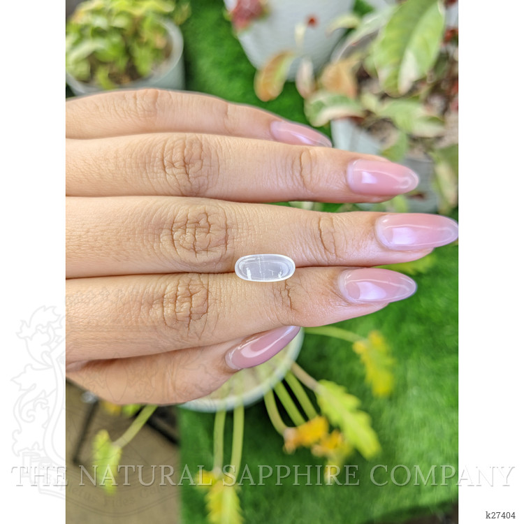 2.35 Ct. White Cabochon Moonstone from Ceylon (Sri Lanka)