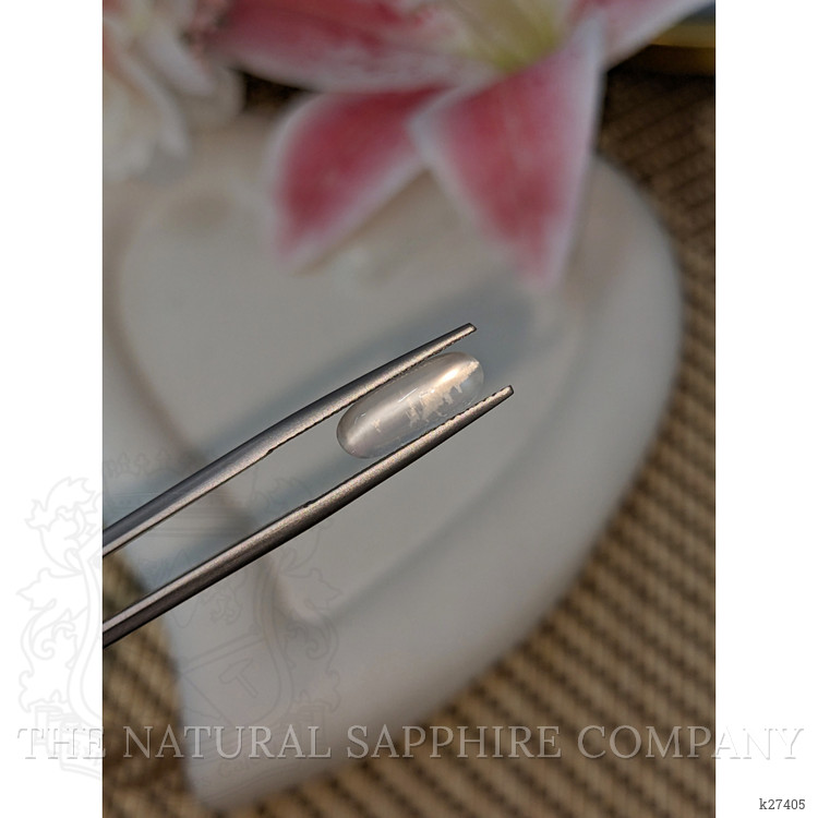 2.16 Ct. White Cabochon Moonstone from Ceylon (Sri Lanka)