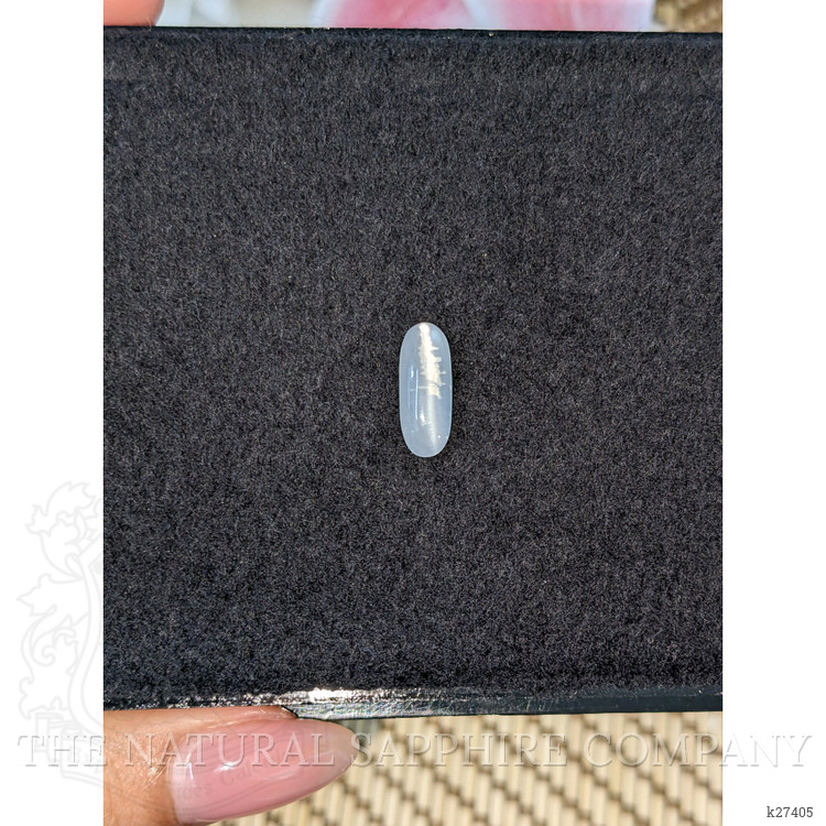 2.16 Ct. White Cabochon Moonstone from Ceylon (Sri Lanka)
