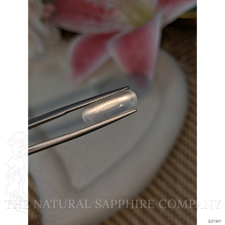 4.62 Ct. White Cabochon Moonstone from Ceylon (Sri Lanka)