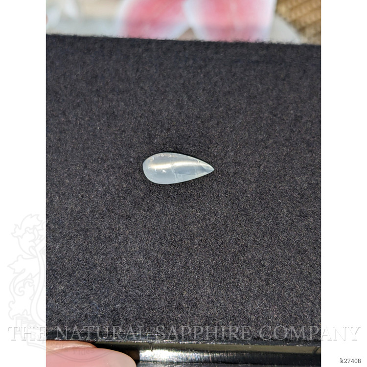 2.54 Ct. White Cabochon Moonstone from Ceylon (Sri Lanka)