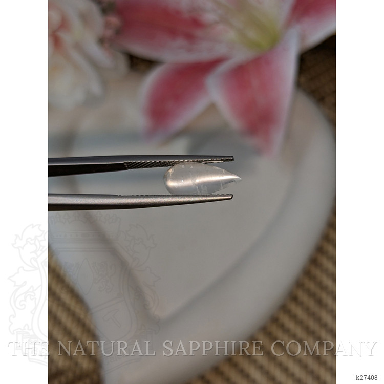 2.54 Ct. White Cabochon Moonstone from Ceylon (Sri Lanka)