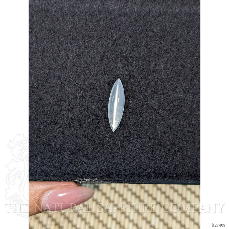 3.28 Ct. White Cabochon Moonstone from Ceylon (Sri Lanka)