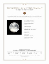 1.41 Ct. White Cabochon Moonstone from Ceylon (Sri Lanka) Scan Report