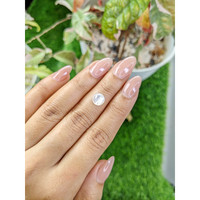 1.41 Ct. White Cabochon Moonstone from Ceylon (Sri Lanka) Life Style