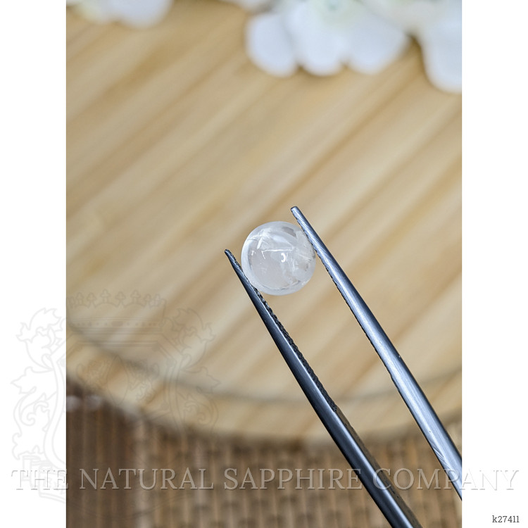 1.41 Ct. White Cabochon Moonstone from Ceylon (Sri Lanka)