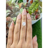 1.93 Ct. White Cabochon Moonstone from Ceylon (Sri Lanka) Life Style