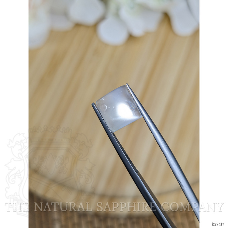 2.91 Ct. White Cabochon Moonstone from Ceylon (Sri Lanka)
