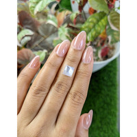 2.91 Ct. White Cabochon Moonstone from Ceylon (Sri Lanka) Life Style