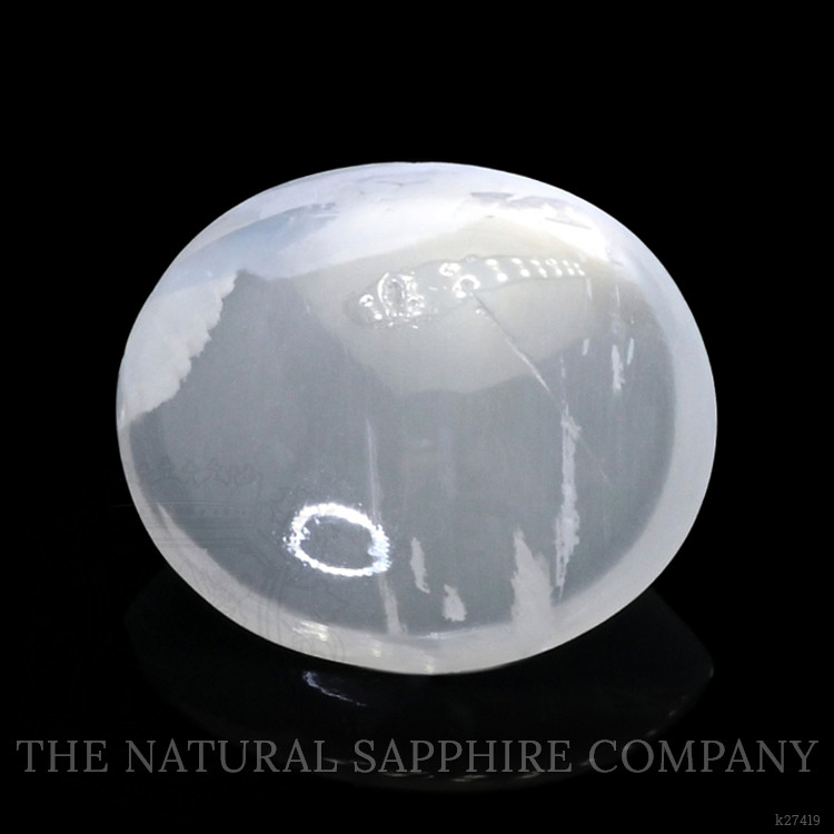 2.81 Ct. White Cabochon Moonstone from Ceylon (Sri Lanka)