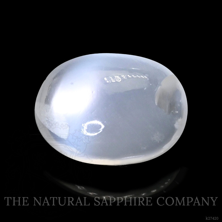 2.49 Ct. White Cabochon Moonstone from Ceylon (Sri Lanka)