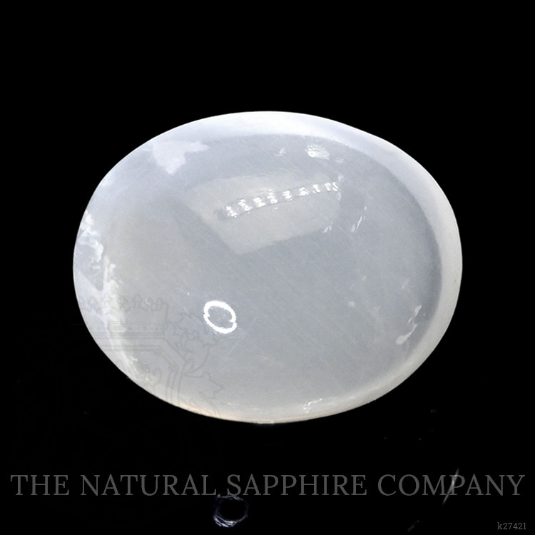 3.40 Ct. White Cabochon Moonstone from Ceylon (Sri Lanka)
