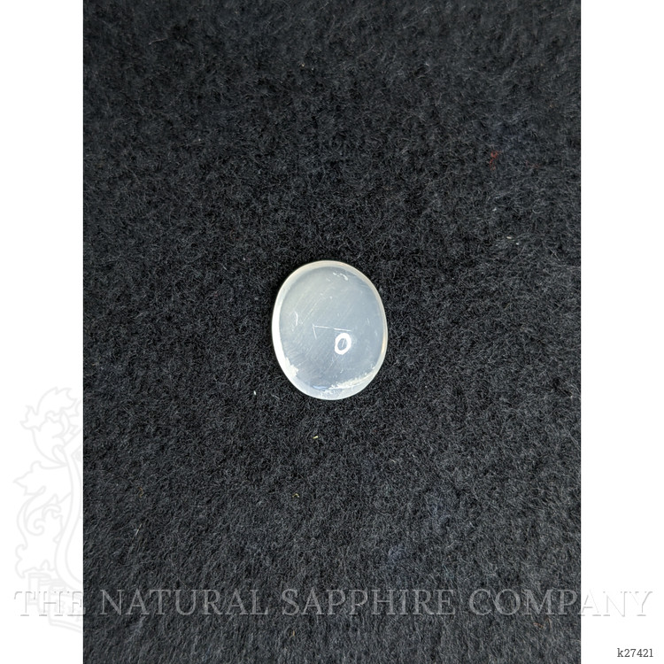 3.40 Ct. White Cabochon Moonstone from Ceylon (Sri Lanka)