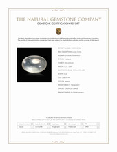 2.06 Ct. Yellow Cabochon Moonstone from Ceylon (Sri Lanka) Scan Report