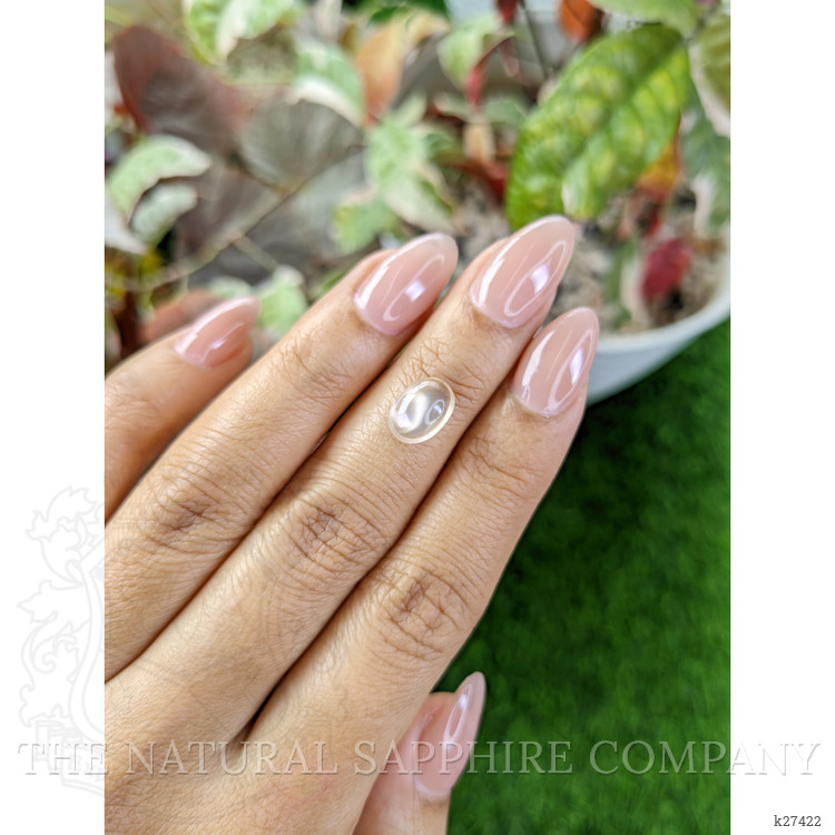 2.06 Ct. Yellow Cabochon Moonstone from Ceylon (Sri Lanka)