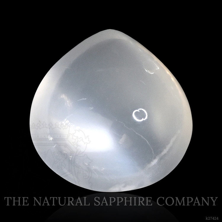 3.79 Ct. White Cabochon Moonstone from Ceylon (Sri Lanka)