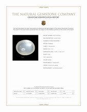 5.12 Ct. White Cabochon Moonstone from Ceylon (Sri Lanka) Scan Report