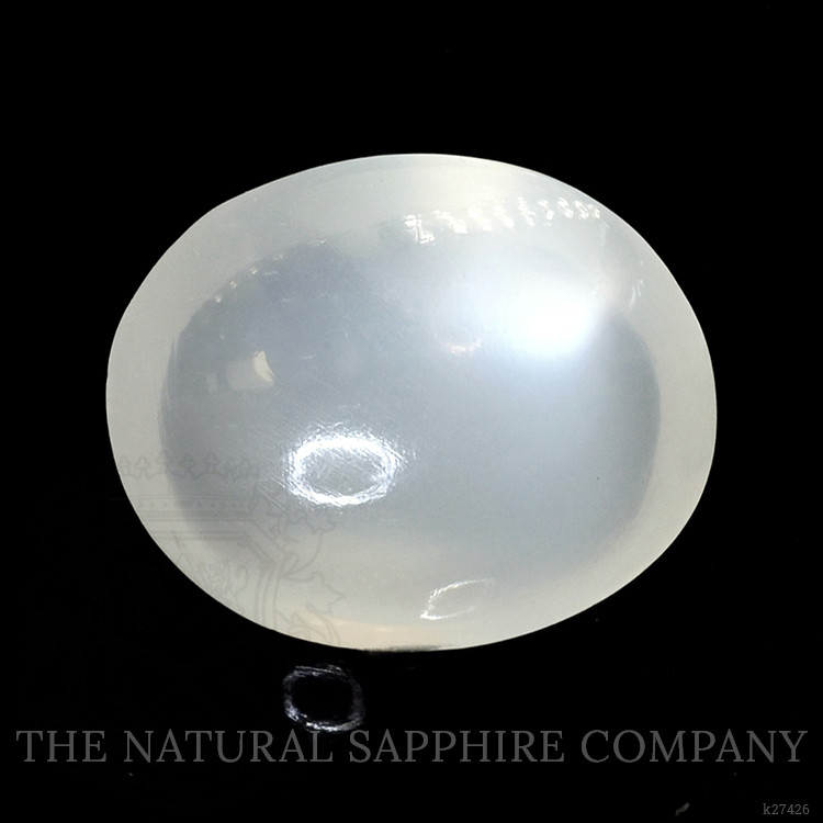 5.12 Ct. White Cabochon Moonstone from Ceylon (Sri Lanka)