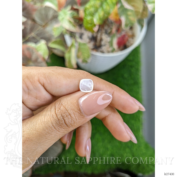 1.44 Ct. White Cabochon Moonstone from Ceylon (Sri Lanka)