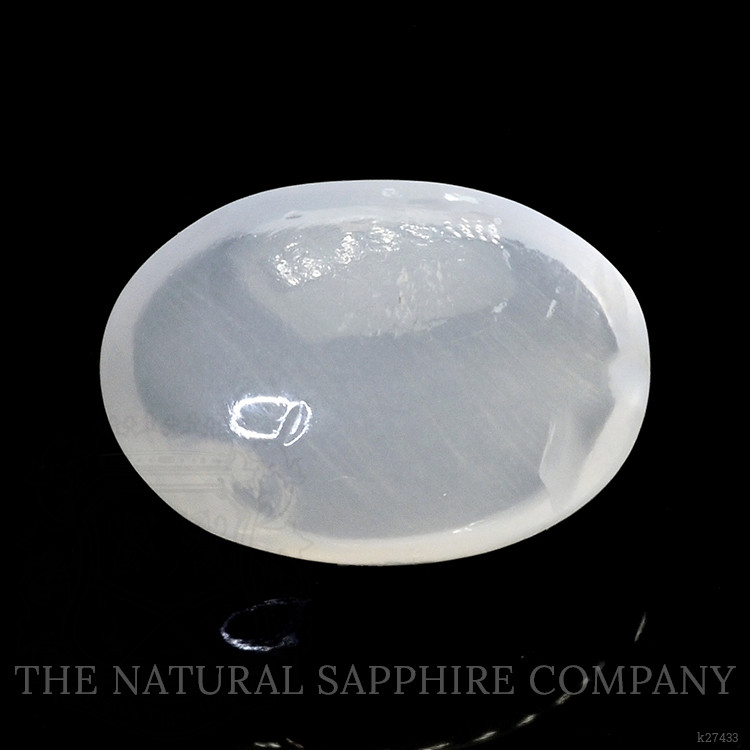 3.44 Ct. White Cabochon Moonstone from Ceylon (Sri Lanka)
