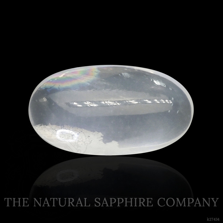 2.70 Ct. White Cabochon Moonstone from Ceylon (Sri Lanka)
