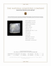 1.85 Ct. White Cabochon Moonstone from Ceylon (Sri Lanka) Scan Report
