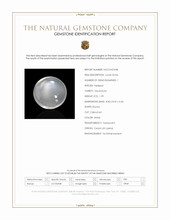 1.99 Ct. White Cabochon Moonstone from Ceylon (Sri Lanka) Scan Report