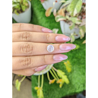 1.99 Ct. White Cabochon Moonstone from Ceylon (Sri Lanka) Life Style