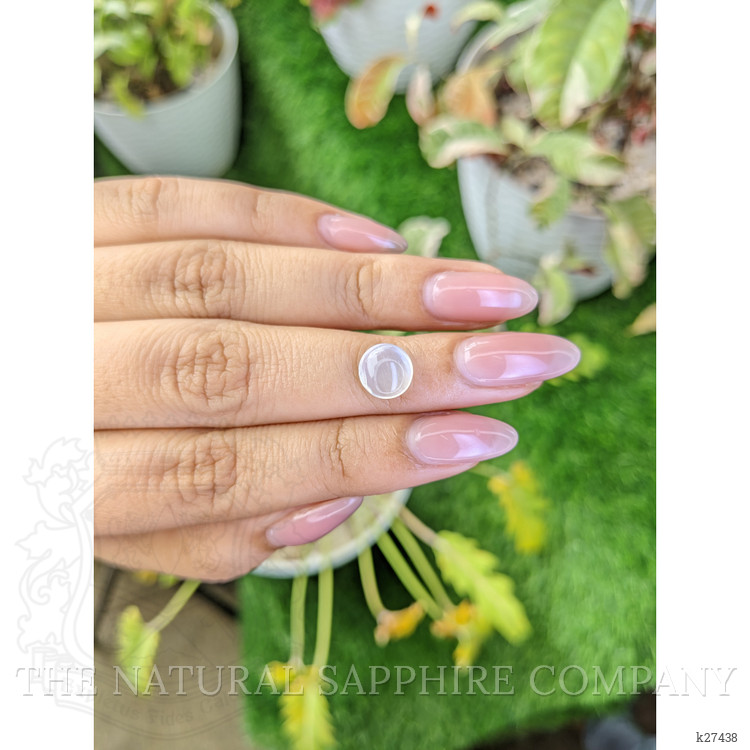 1.99 Ct. White Cabochon Moonstone from Ceylon (Sri Lanka)