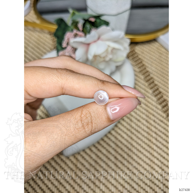1.99 Ct. White Cabochon Moonstone from Ceylon (Sri Lanka)