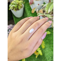2.20 Ct. White Cabochon Moonstone from Ceylon (Sri Lanka) Life Style