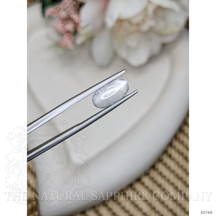 2.20 Ct. White Cabochon Moonstone from Ceylon (Sri Lanka)