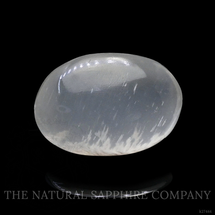 6.37 Ct. White Cabochon Moonstone from Ceylon (Sri Lanka)