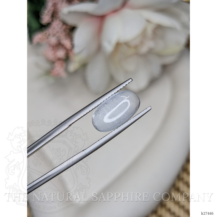 3.14 Ct. White Cabochon Moonstone from Ceylon (Sri Lanka)