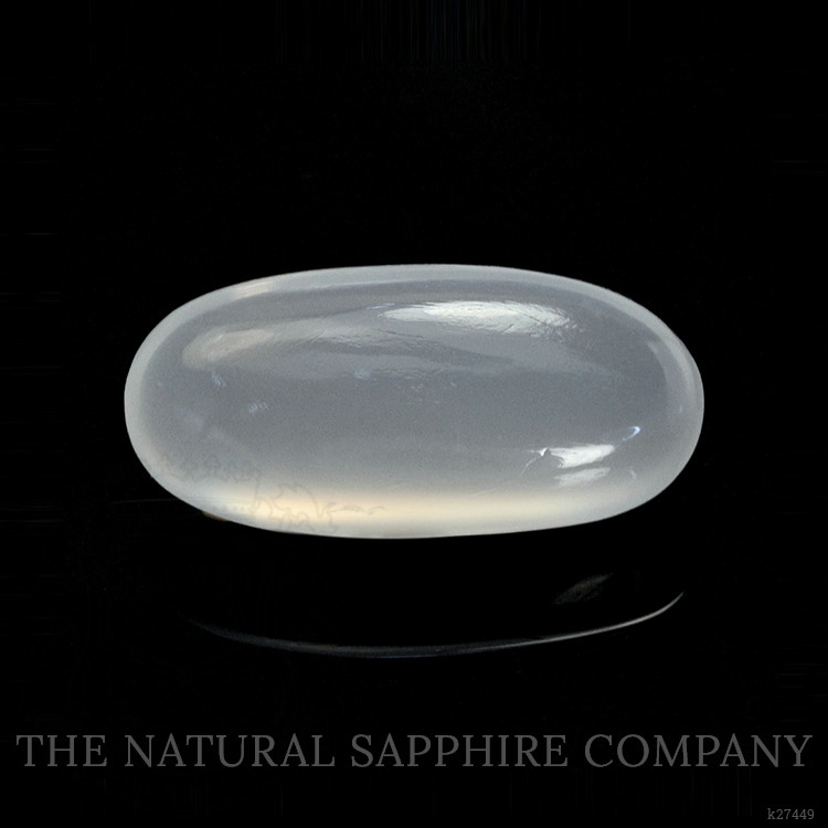 3.85 Ct. White Cabochon Moonstone from Ceylon (Sri Lanka)