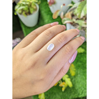 1.32 Ct. White Cabochon Moonstone from Ceylon (Sri Lanka) Life Style