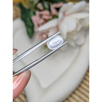 1.32 Ct. White Cabochon Moonstone from Ceylon (Sri Lanka) Life Style