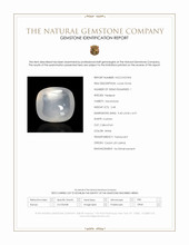 2.68 Ct. White Cabochon Moonstone from Ceylon (Sri Lanka) Scan Report