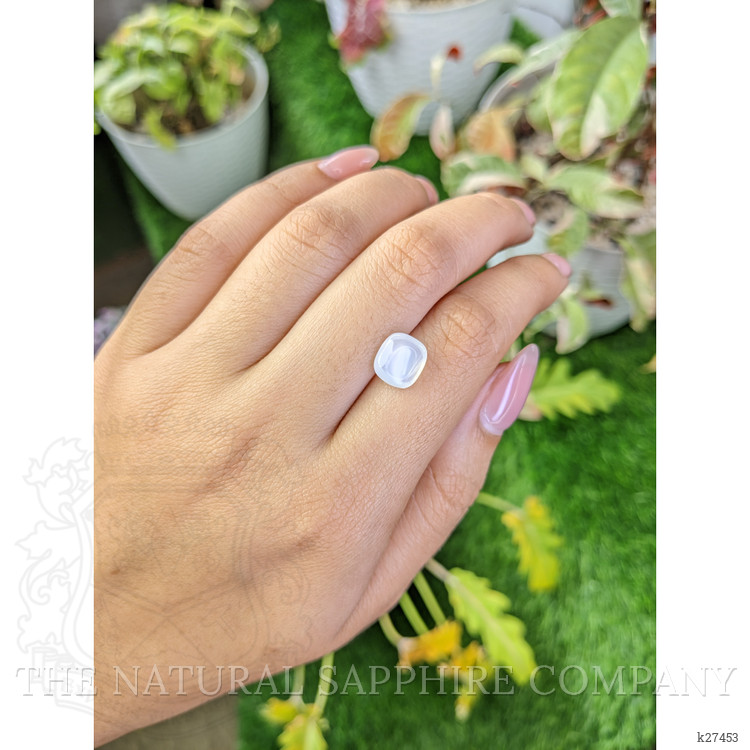 2.68 Ct. White Cabochon Moonstone from Ceylon (Sri Lanka)