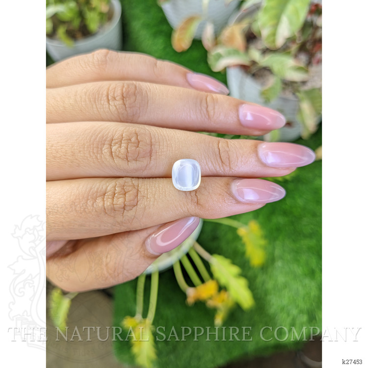 2.68 Ct. White Cabochon Moonstone from Ceylon (Sri Lanka)